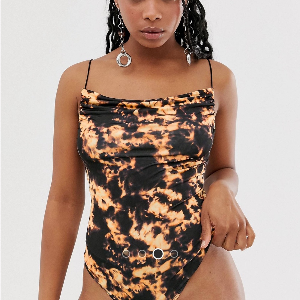 Black Tie Dye ASOS Bodysuit